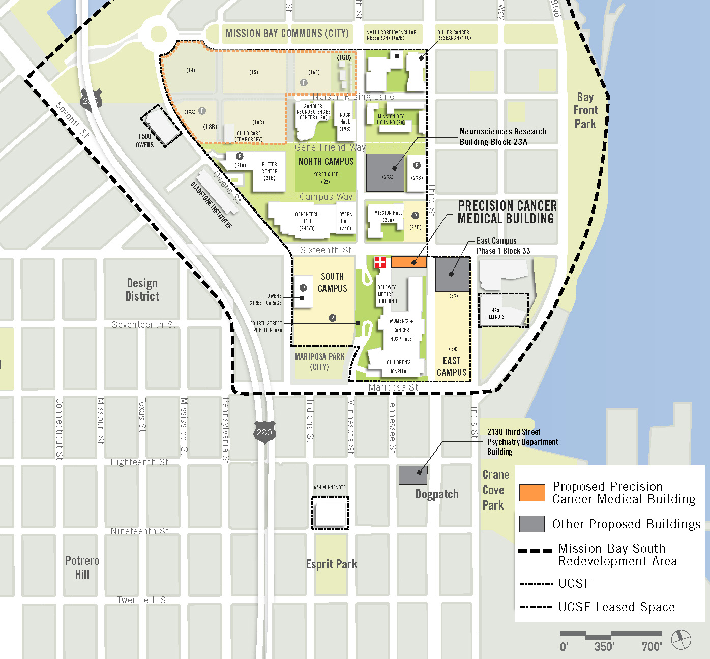 Location of PCMB at UCSF Mission Bay